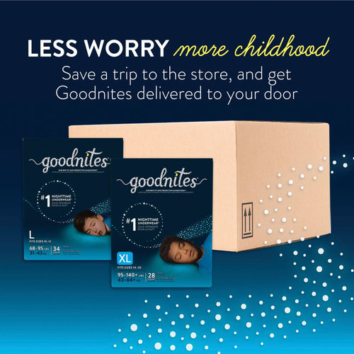 Goodnites Boys' Nighttime Bedwetting Underwear Size XL, 9 Count EasyOptionXY LLC