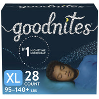 Goodnites Boys' Nighttime Bedwetting Underwear Size XL, 28 Count EasyOptionXY LLC