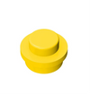Yellow 4073 1x1 Round Plate Brick – Choose Quantity – Brick-Compatible Bulk Lot