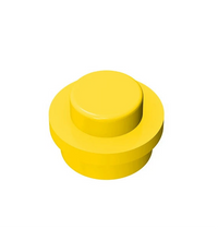 Yellow 4073 1x1 Round Plate Brick – Choose Quantity – Brick-Compatible Bulk Lot
