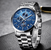 Men's Waterproof  Watch With Chronometers And Date Display Unique Design Perfect Gift