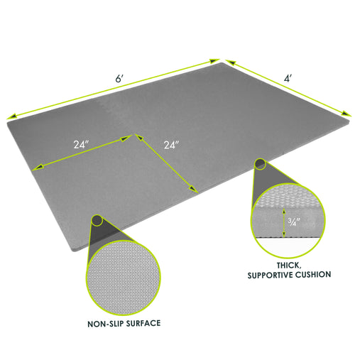ProsourceFit Exercise Puzzle Mat 0.75"