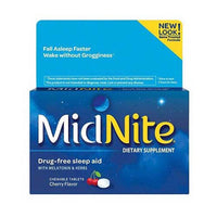 MidNite Sleep Aid Dietary Supplement Cherry Flavor - 10 Chewable