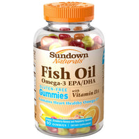 Sundown Naturals Fish Oil Omega-3 Gummies With Vitamin D3