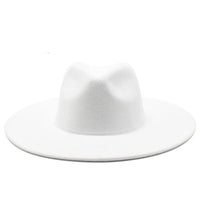 Modern Classic Felt Fedora – Stylish Wide Brim Wool Hat for Men and Women