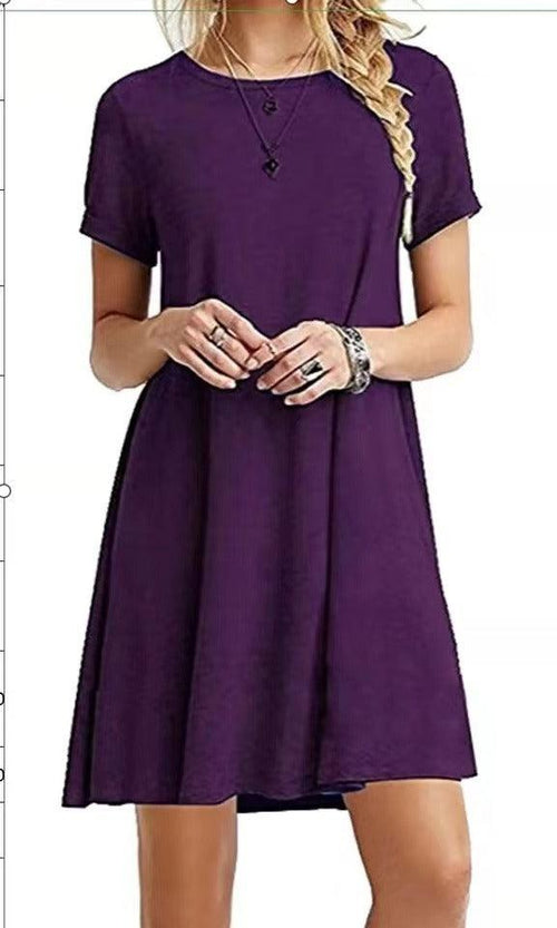 Cowgirl Chic Casual Short Sleeved Dress | Comfortable & Stylish Cowgirl Dress