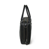 Dixon Black Buffalo Leather Laptop Briefcase