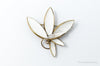 VTG Norway Albert Scharning Enamel Gold Wash Sterling Silver Pin Brooch