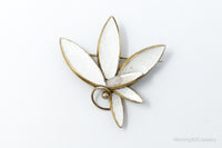 VTG Norway Albert Scharning Enamel Gold Wash Sterling Silver Pin Brooch