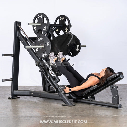 45 Degree Linear Leg Press Machine - Muscle D Fitness - Adjustable Angle Back Pad