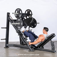 45 Degree Linear Leg Press Machine - Muscle D Fitness - Adjustable Angle Back Pad
