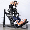 45 Degree Linear Leg Press Machine - Muscle D Fitness - Adjustable Angle Back Pad