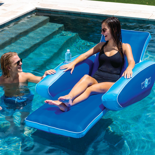 WOW Sports Modern Lounger Pool Float with Cupholder (23-WPF-4542-WOW) Jupiter Gear