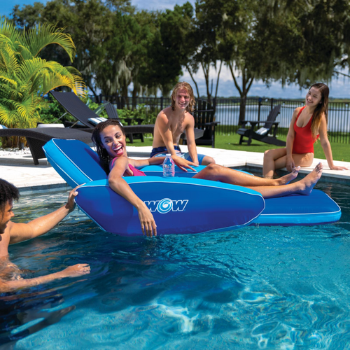 WOW Sports Modern Lounger Pool Float with Cupholder (23-WPF-4542-WOW) Jupiter Gear