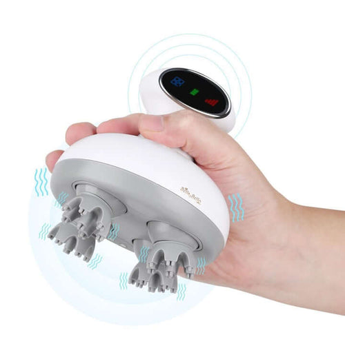 Bella2Bello Armona Electric 3D Vibrating Scalp Head & Body Massager (White) 10386 Jupiter Gear