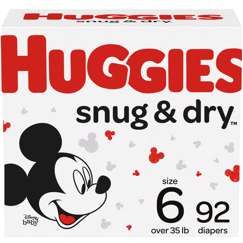 Huggies Snug & Dry Baby Diapers Size 6; Count 92 EasyOptionXY LLC