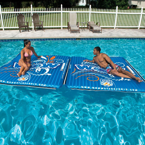 WOW Sports Floating Water Mat For The Pool and Lake - 6X6 Ft. (14-2080) Jupiter Gear