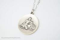 Vtg The Wittnauer Mint Mother O Mine Rudyard Kipling Sterling Silver Necklace
