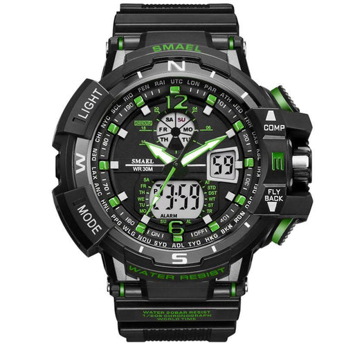 Modern Sport Watch For Men and Woman With LED Digital Quartz Display Men's Top Brand Luxury Digital-watch Relogio Masculino In Army Military Popular Design Waterproof 50M