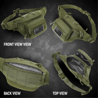 XGear Tactical Hunting Fanny Pack with USA Flag Patch