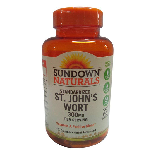 Sundown Naturals, Feeling Positive, St. John's Wort, 300 Mg, 150 Capsules