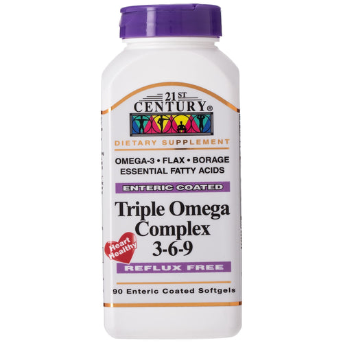 21st Century Enteric Coated Triple Omega Complex 3-6-9