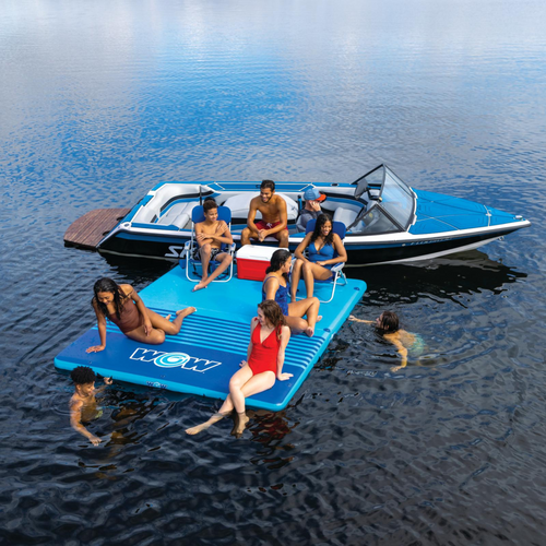 WOW Sports 8'x5'x6" Drop Stitch Vacation Station Dock Jupiter Gear