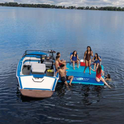 WOW Sports 8'x5'x6" Drop Stitch Vacation Station Dock Jupiter Gear