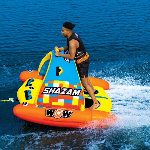WOW Sports DC Comics Shazam 1- and 2-Person Towable Jupiter Gear