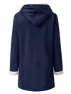 Full Size Pocketed Long Sleeve Hooded Toggle Jacket – Stylish & Functional Outerwear for Women