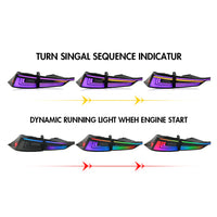 NTXGlow RGB Tail Lights 2014-2021 Lexus IS250 IS300 IS350 IS500 IS200t