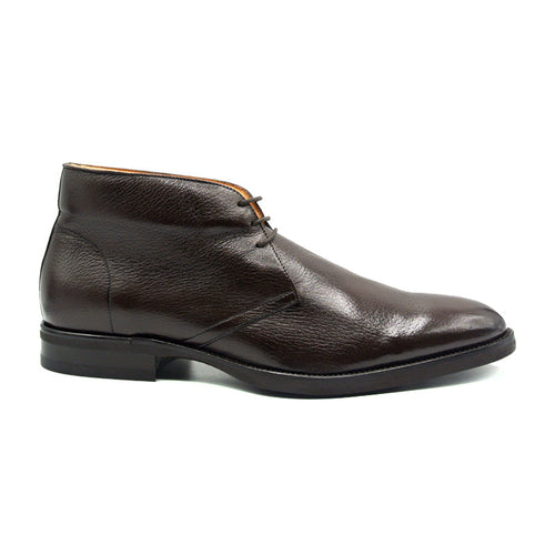 Zelli Italia Zelli Italia 48-590-DBR MARCO Deerskin Chukka Boot, Dark Brown