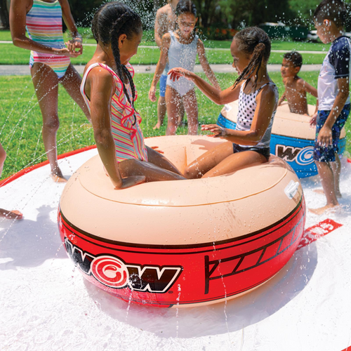 WOW Sports 10ft Sumo Wrestling Spray Pad with 2 Sumo Belly-Bumpers Jupiter Gear