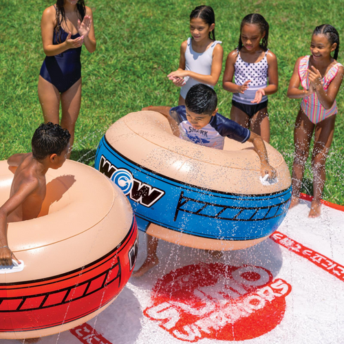 WOW Sports 10ft Sumo Wrestling Spray Pad with 2 Sumo Belly-Bumpers Jupiter Gear