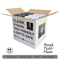 Royal Flush Paper Royal Flush Paper Premium Bamboo Toilet Paper - 48 roll box