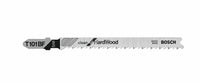 BOSCH T101BF 5 pc. 4 In. 10 TPI Variable Pitch Clean for Hardwood T-Shank Jig Saw Blades