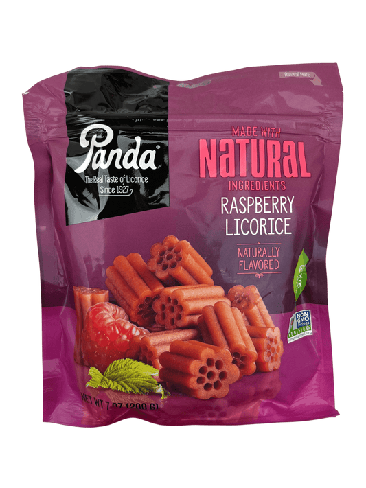 Licorice, Raspberry, Panda