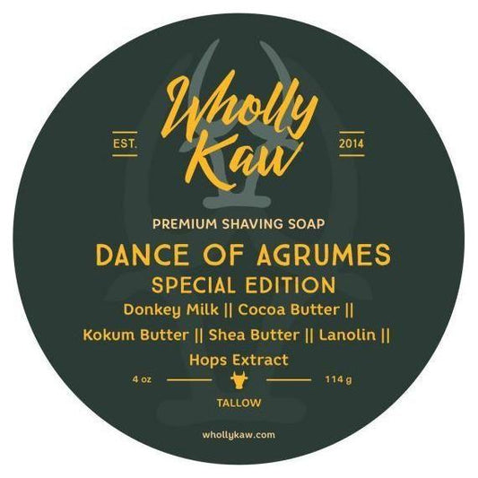 Wholly Kaw Dance of Agrumes Shaving Collection