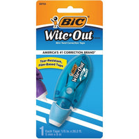 Wite-Out BIC Brand Mini Twist Correction Tape, White