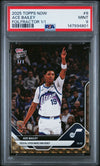 Graded 2025 Topps Now Ace Bailey #9 FoilFractor 1/1 Rookie RC Basketball Card PSA 9 Mint