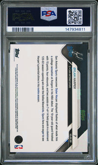 Graded 2025 Topps Now Dylan Harper #7 Orange Foil /25 Rookie RC Basketball Card PSA 8 Near Mint