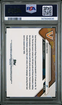Graded 2025 Topps Bowman U Now Diego Pavia #31 Orange Foil /25 Rookie RC Football Card PSA 8 Near Mint