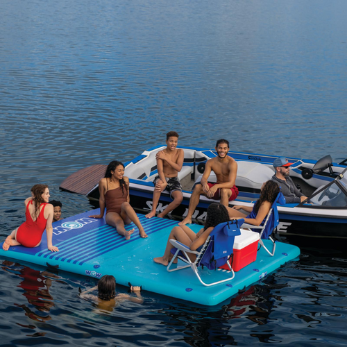 WOW Sports 10'x8'x6" Drop Stitch Vacation Station Dock Jupiter Gear