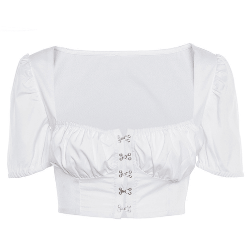 Low Cut Ruffled Crop Top | Sexy Country Girl Style for Casual Days