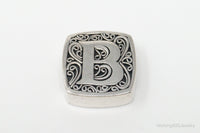 Designer Lori Bonn Initial B Necklace Pendant Charm Sterling Silver