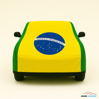 Brazil Flag Design Car Cover | Premium Indoor or Outdoor Protection | HeroCovers