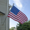 6 ft. Steel Flagpole Betsy Flags American Flag Kit, Sewn Nylon Flag, Grommeted, Silver EasyOptionXY LLC