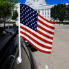 American Two-Sided Car Flag, 11" x 14" with 19" Pole by Rico Industries EasyOptionXY LLC