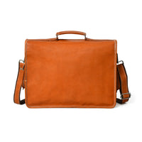 Ginger Grip Leather Briefcase