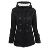 Cow Horn Button Hooded Jacket | Cozy & Stylish for the Modern Cowgirl